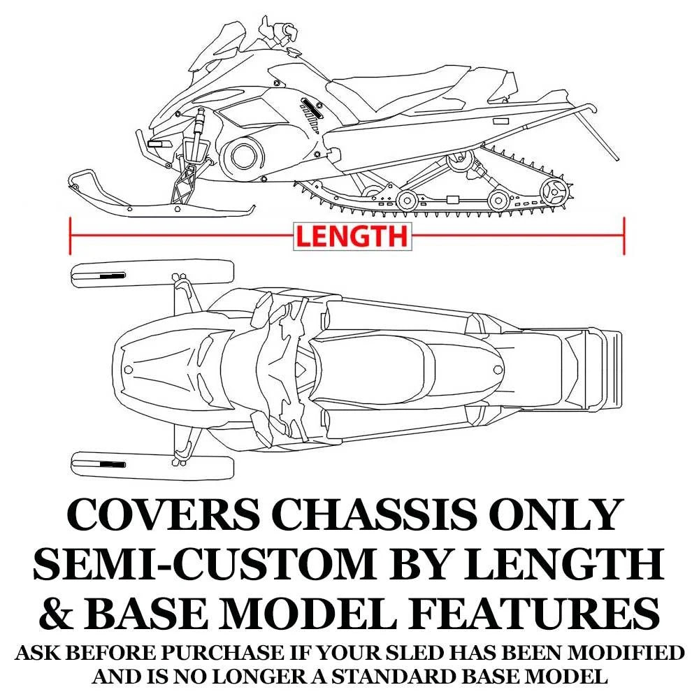 600 Denier Trailerable Snowmobile Cover V69063
