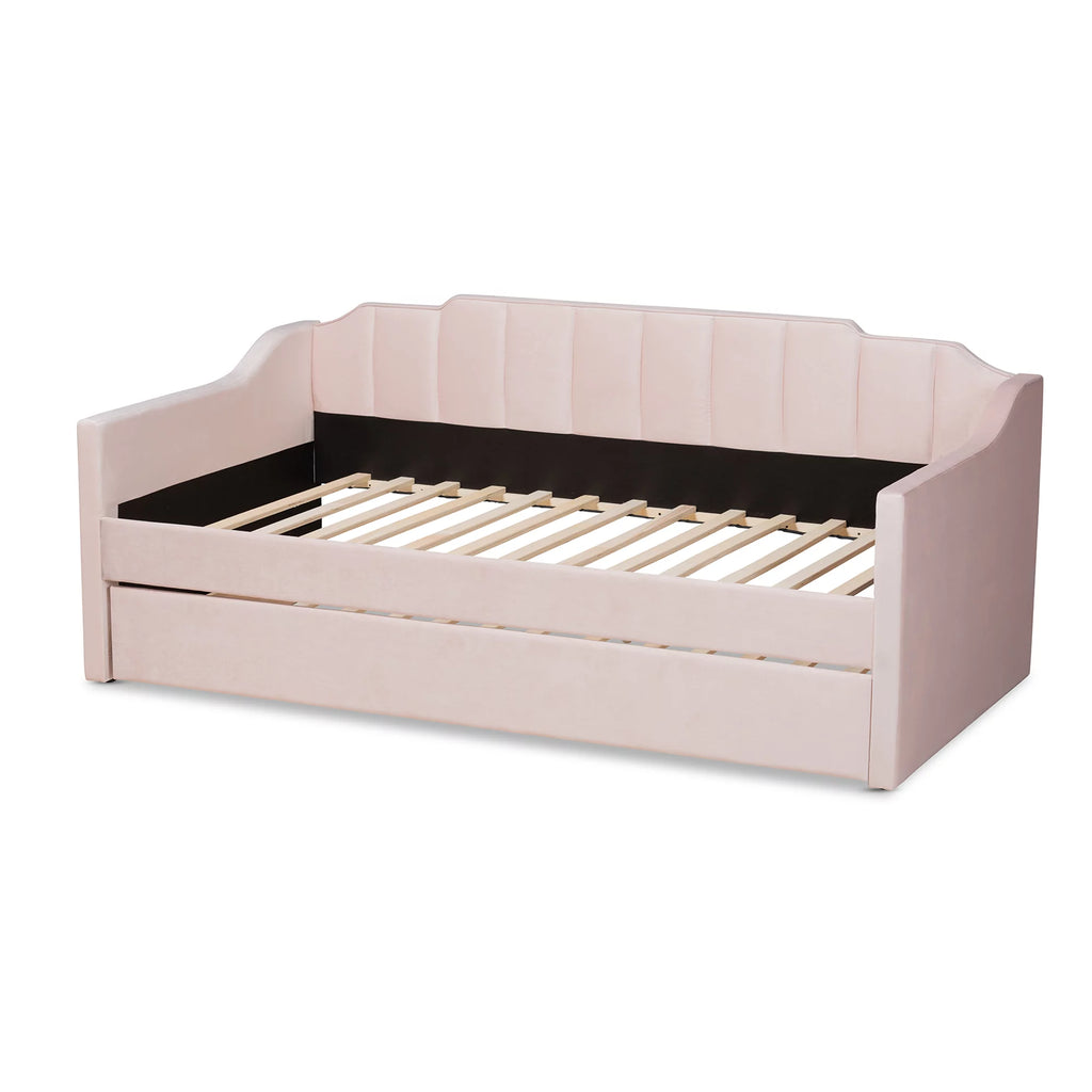 Pink Twin Daybed with Trundle K371