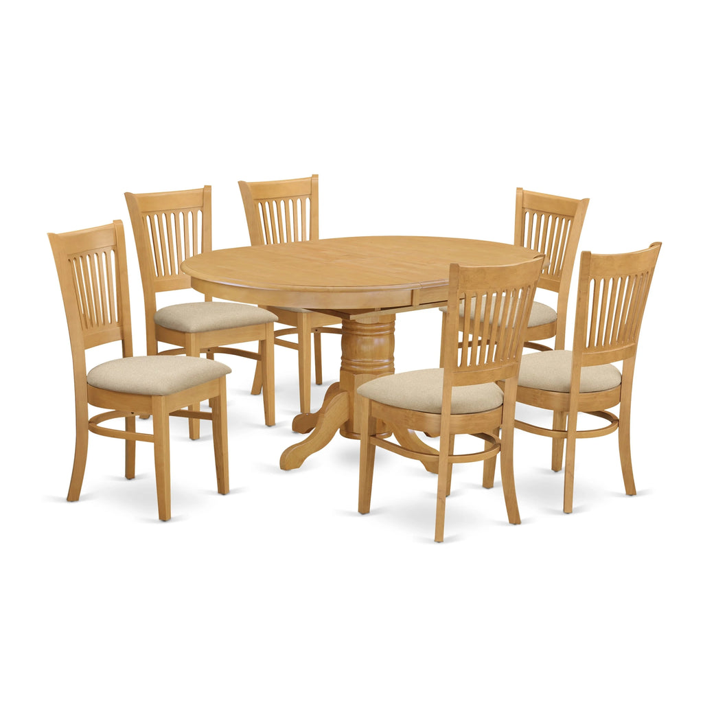 7 Piece Dining Table and 6 Chairs A638557