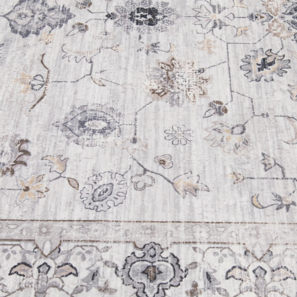 Ivory Faux Fur Indoor Area Rug 8'x10' O56626