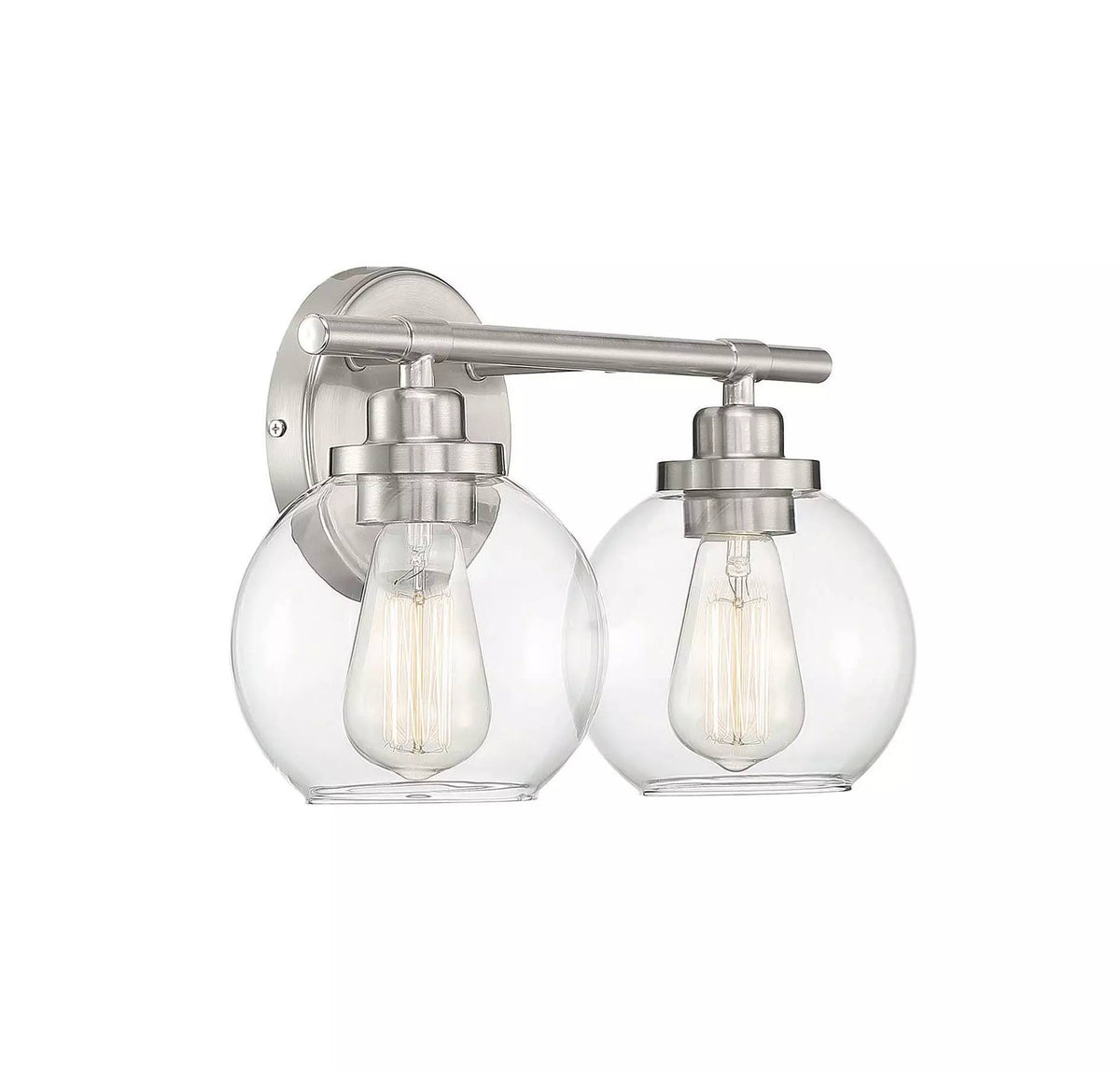 Satin Nickel 2 Light Bath H287