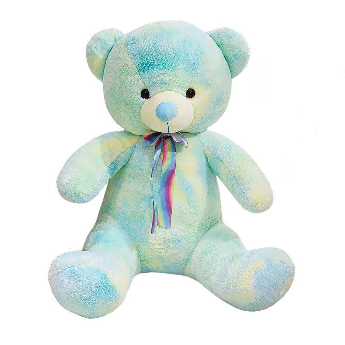 Colorful Ribbon Bear Plush Toy Doll H6661