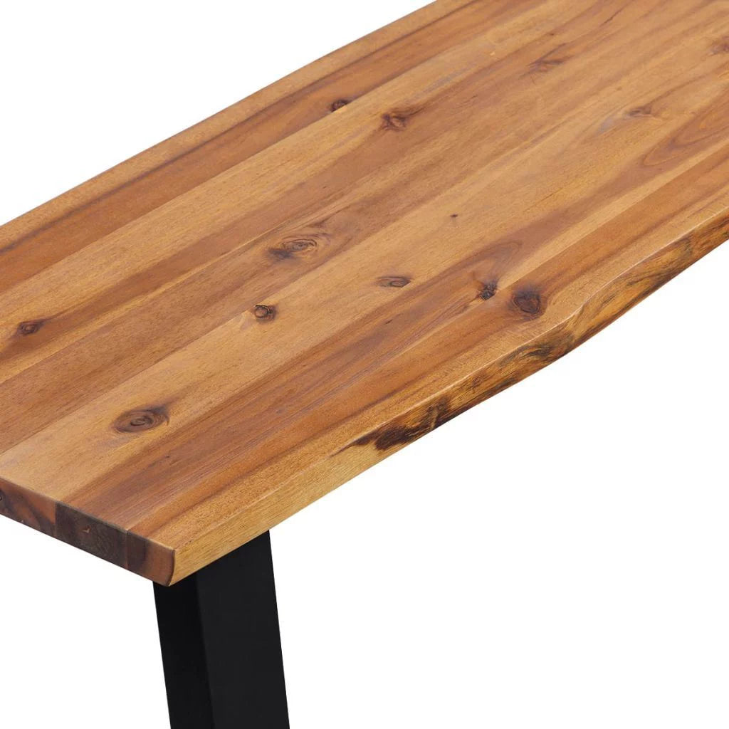 Solid Acacia Wood Bench C9631