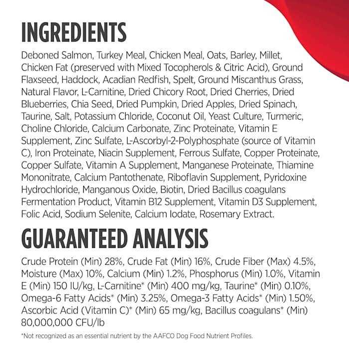 Salmon Oats & Acadian Redfish Small Breed Dry Dog Food A351574