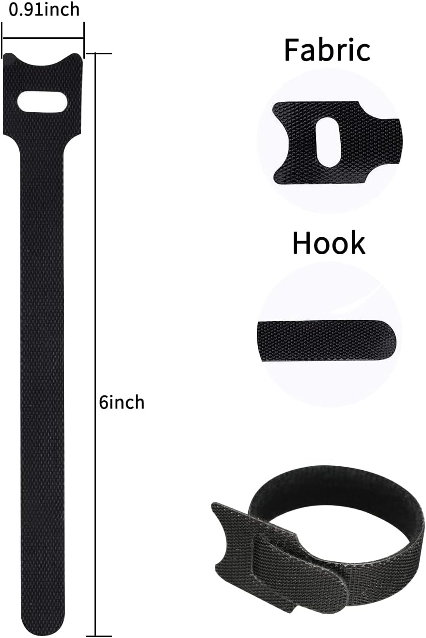 Cord Management Kit 76pcs Cable Ties and Holders K808