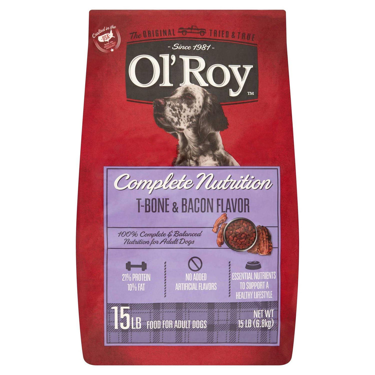 T-Bone & Bacon Flavor Dry Dog Food T201170