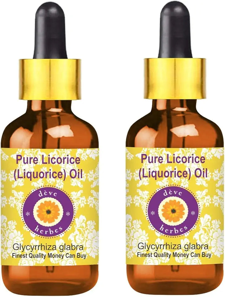 Pure Liquorice Oil with Glass Dropper 100ml X 2 T628256