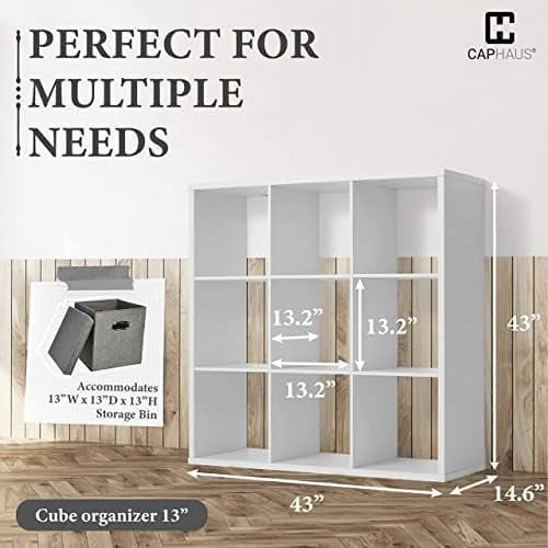 13-Inch Cube Organizer Bookcase E695