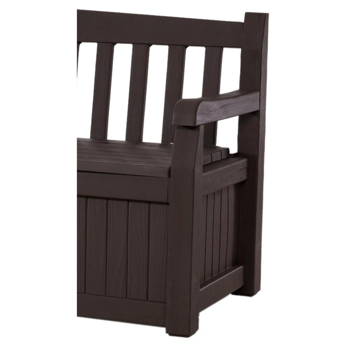 Outdoor Storage Resin Bench P1378