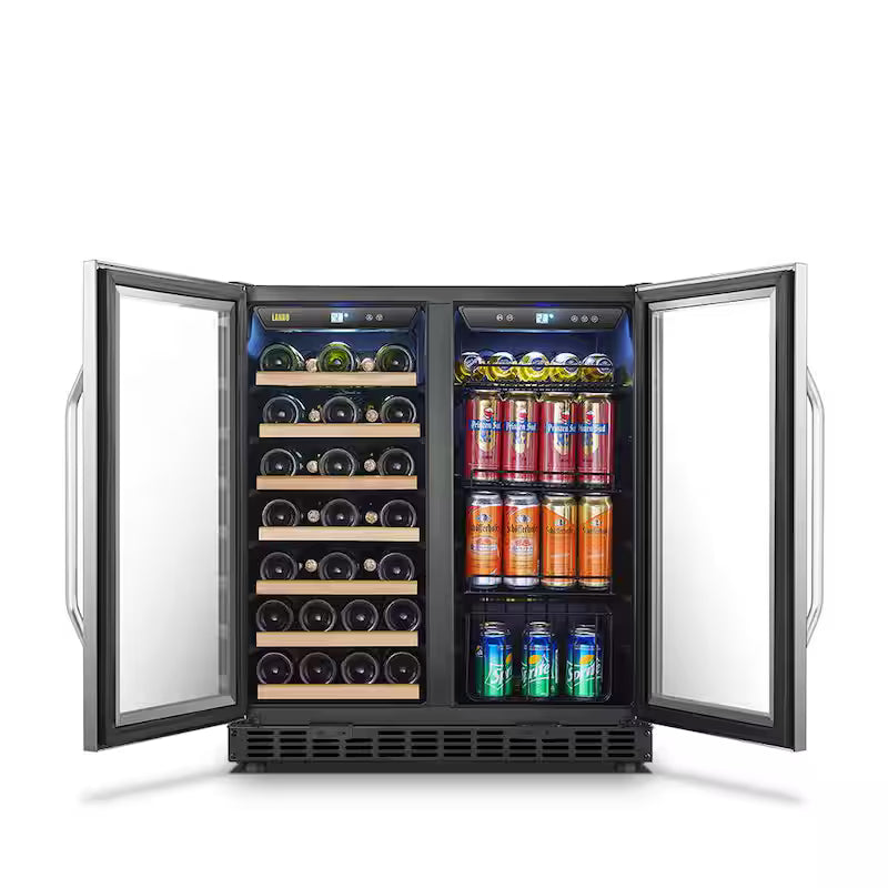30 in. Dual Zone Beverage and Wine Cooler U700