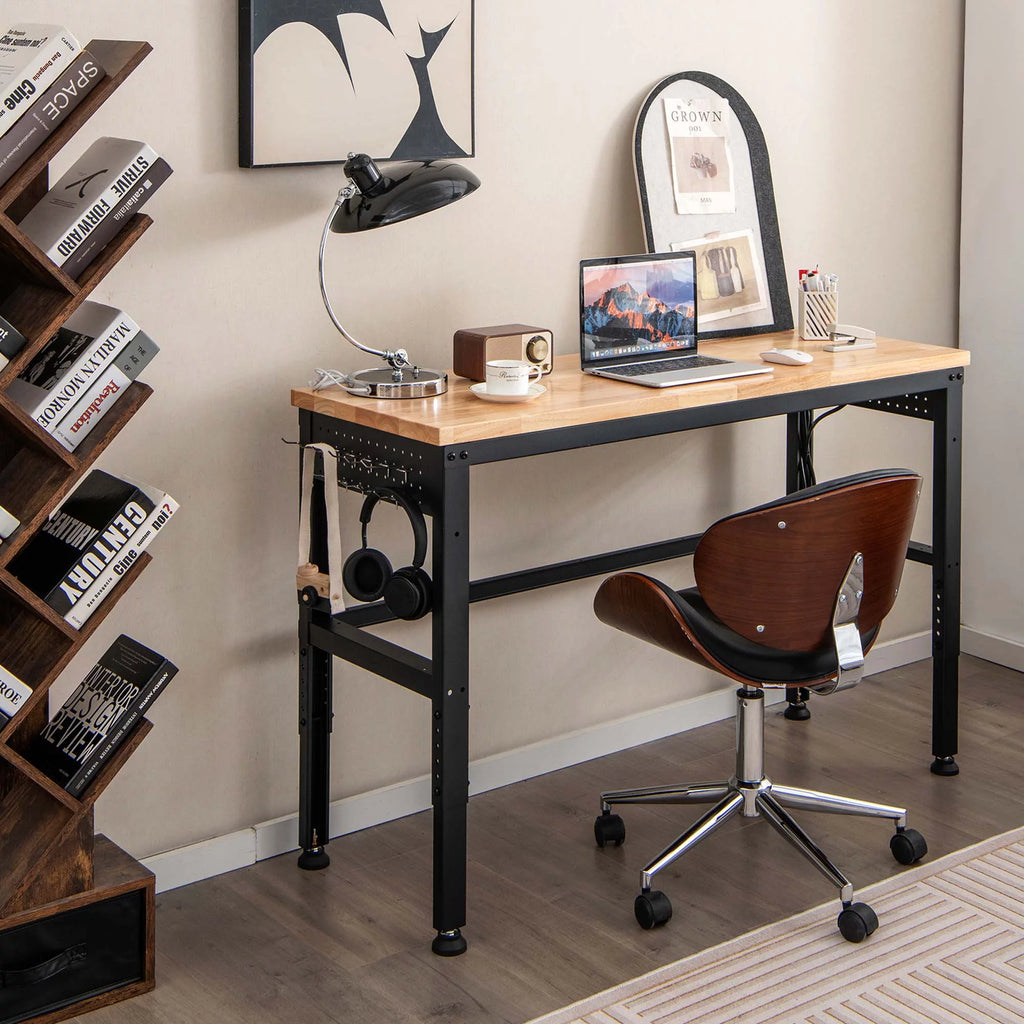 Adjustable Height Workbench with Power Outlets H4554