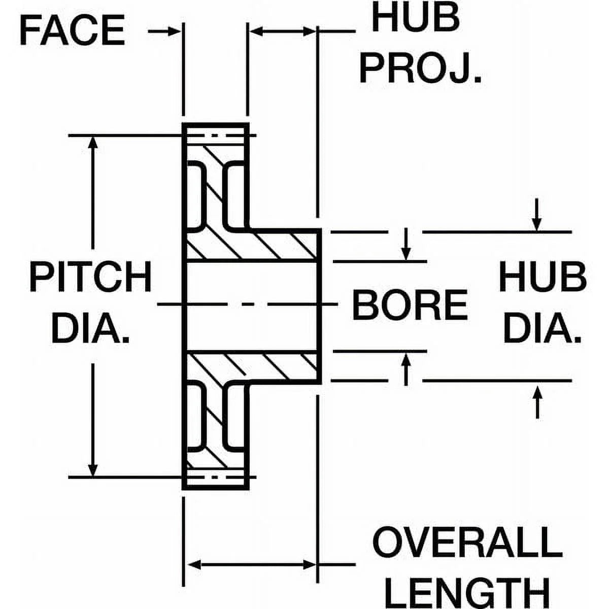 Spur Gear, 6 Pitch Q47473