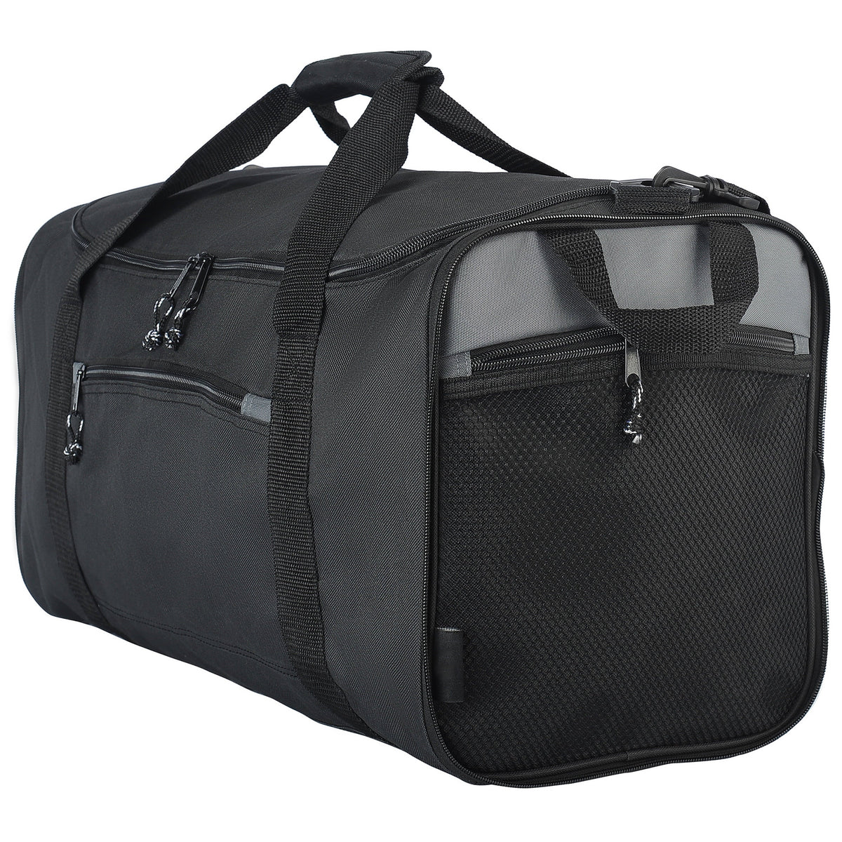 Collapsible Sport and Travel Duffel Bag, Black D295