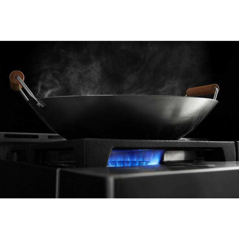Passion Red Smart Double Oven Gas Range with Griddle D63005