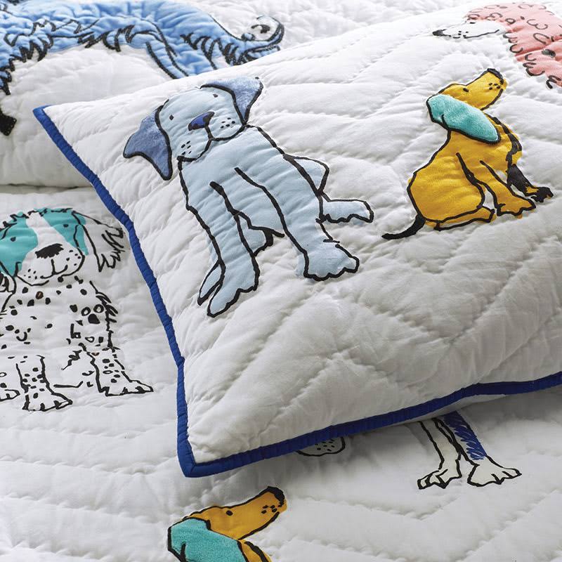 Multicolored Graphic Twin Cotton Quilt U5165