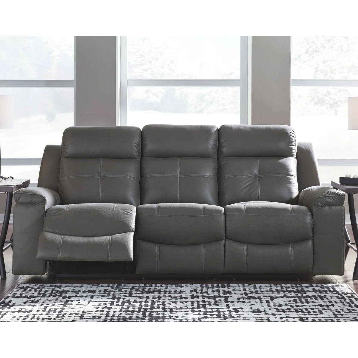 Dark Gray Reclining Sofa N89039