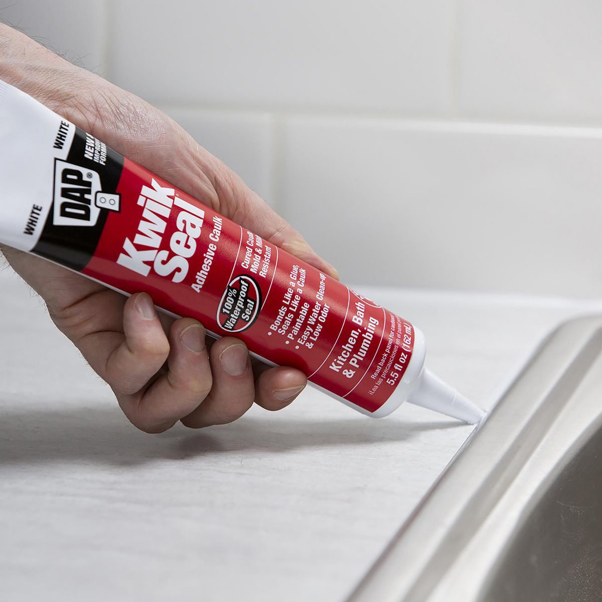 5.5 oz. Tub and Tile Adhesive Caulk V8242