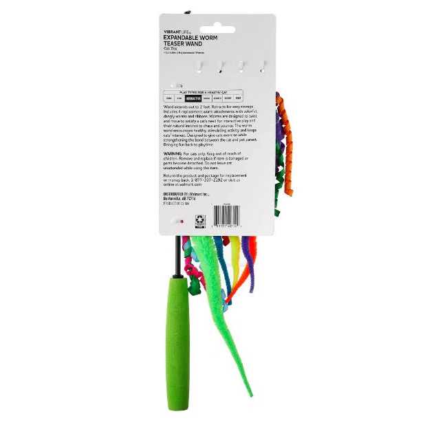 Worm Teaser Wand Cat Toy M158
