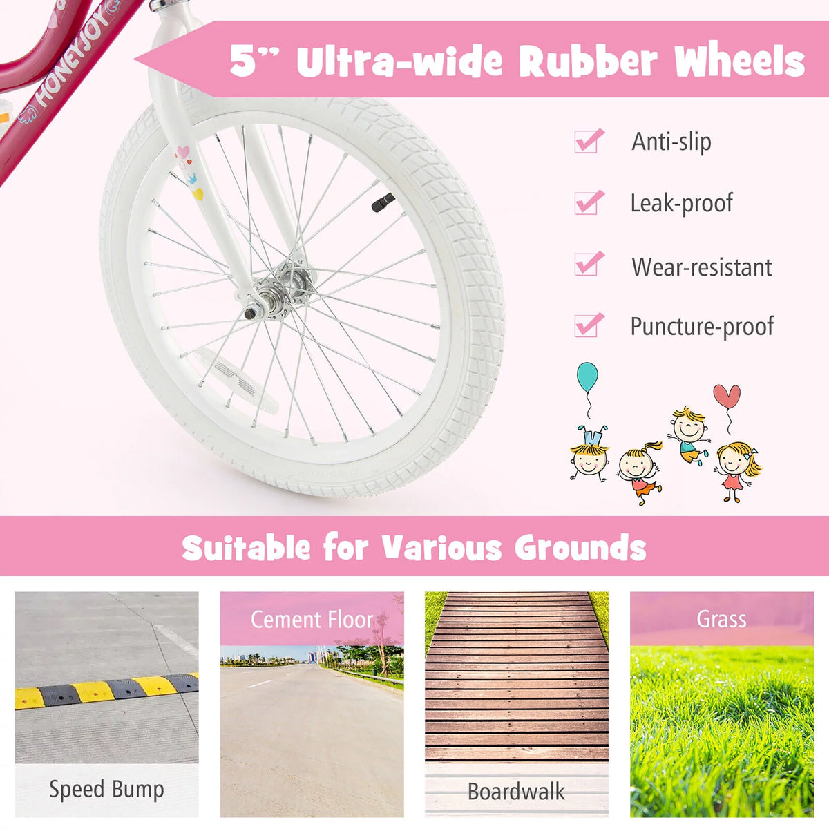 18'' Kids Bike with Training Wheels I8875