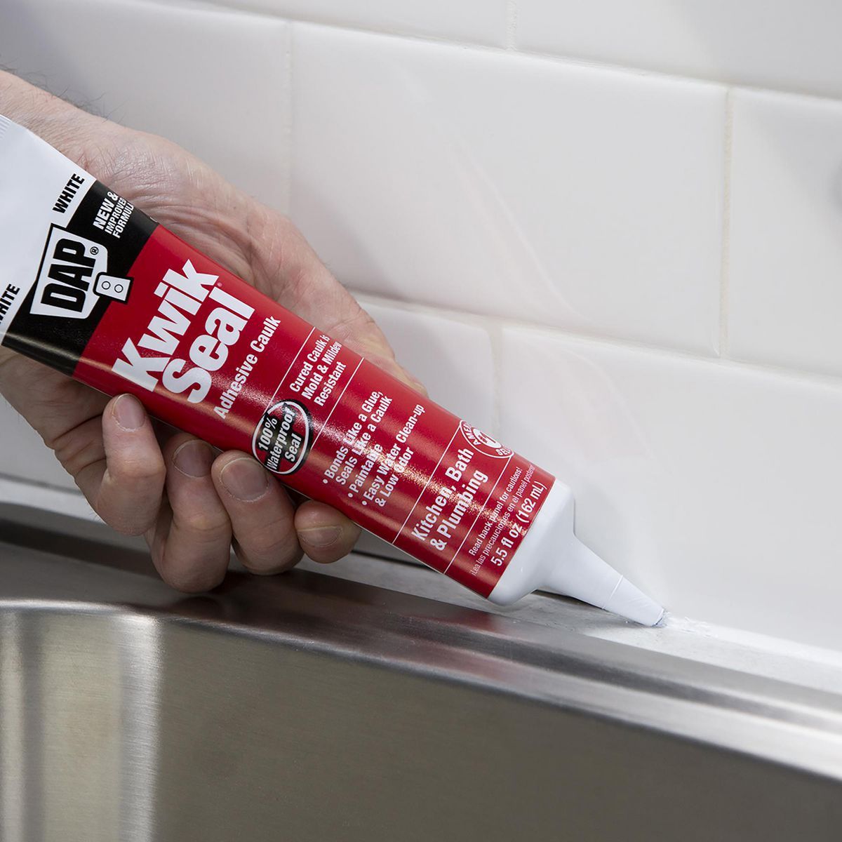 5.5 oz. Tub and Tile Adhesive Caulk V8242