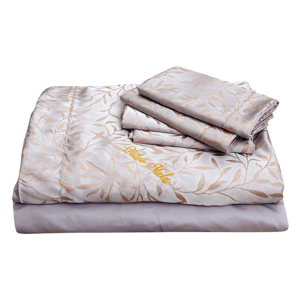 Queen Size 6 Piece Jacquard Bedding Duvet Cover Set L556975