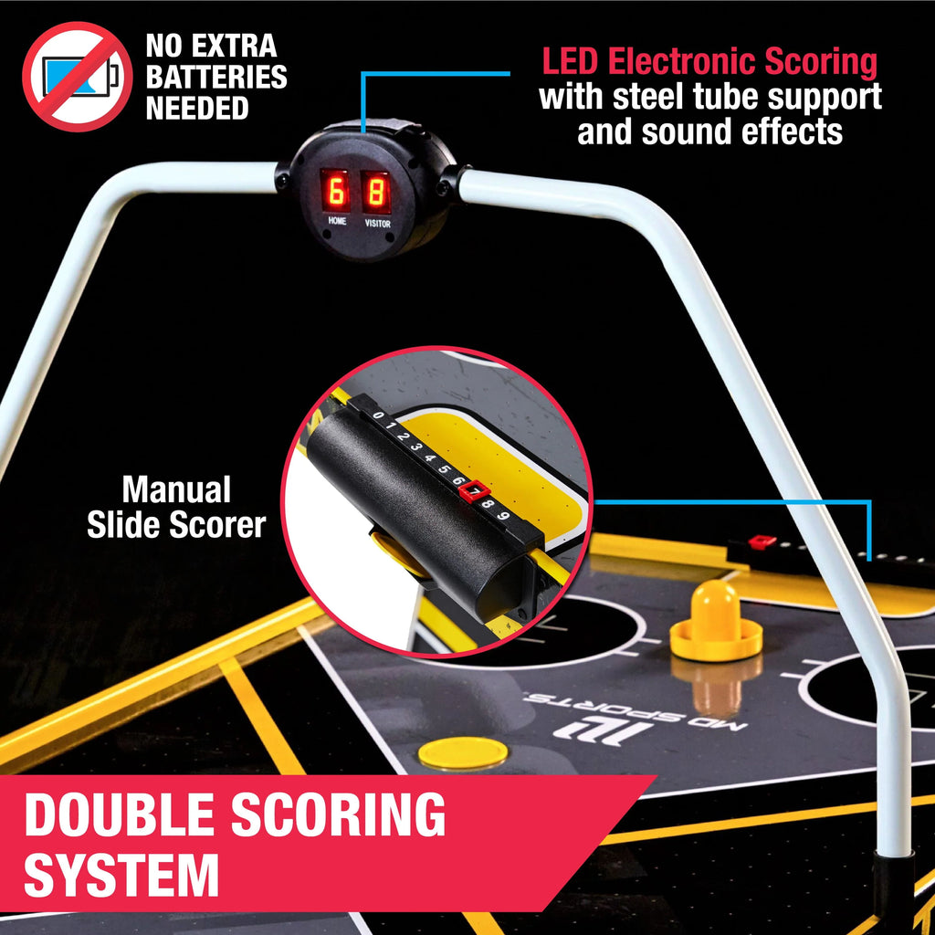 Black/Yellow Air Hockey Game Table N201
