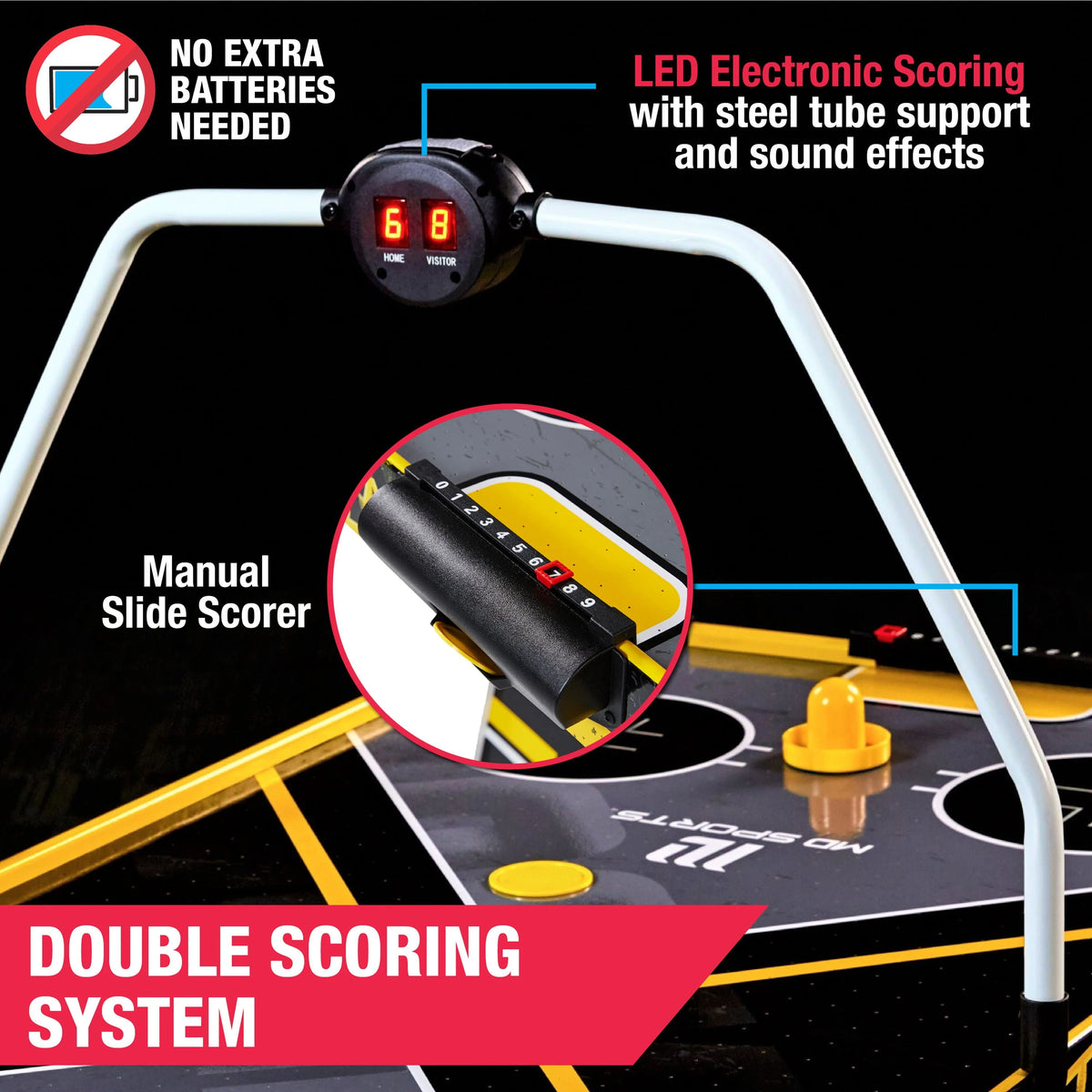 Black/Yellow Air Hockey Game Table N201