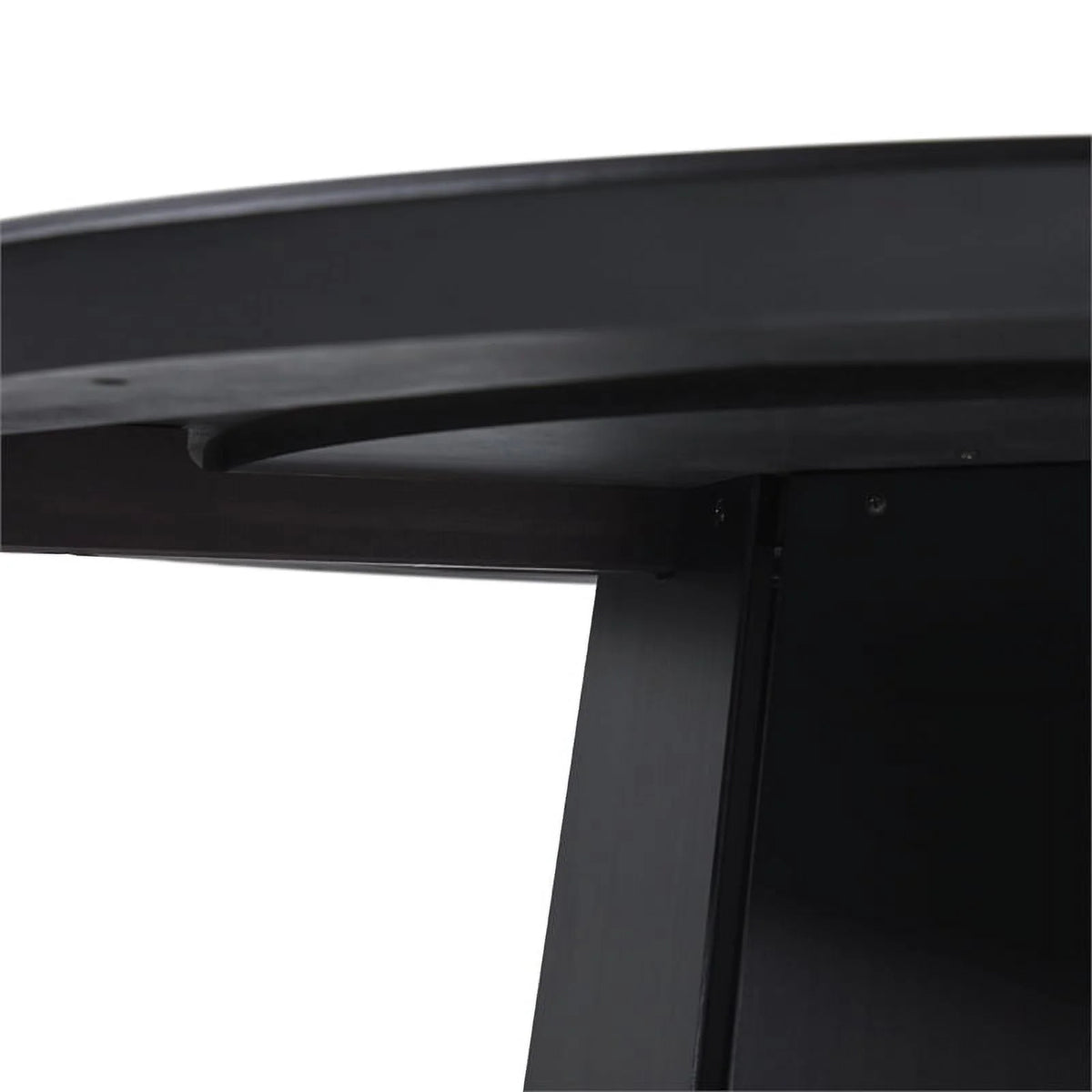 Black Round Pedestal Dining Table T71139