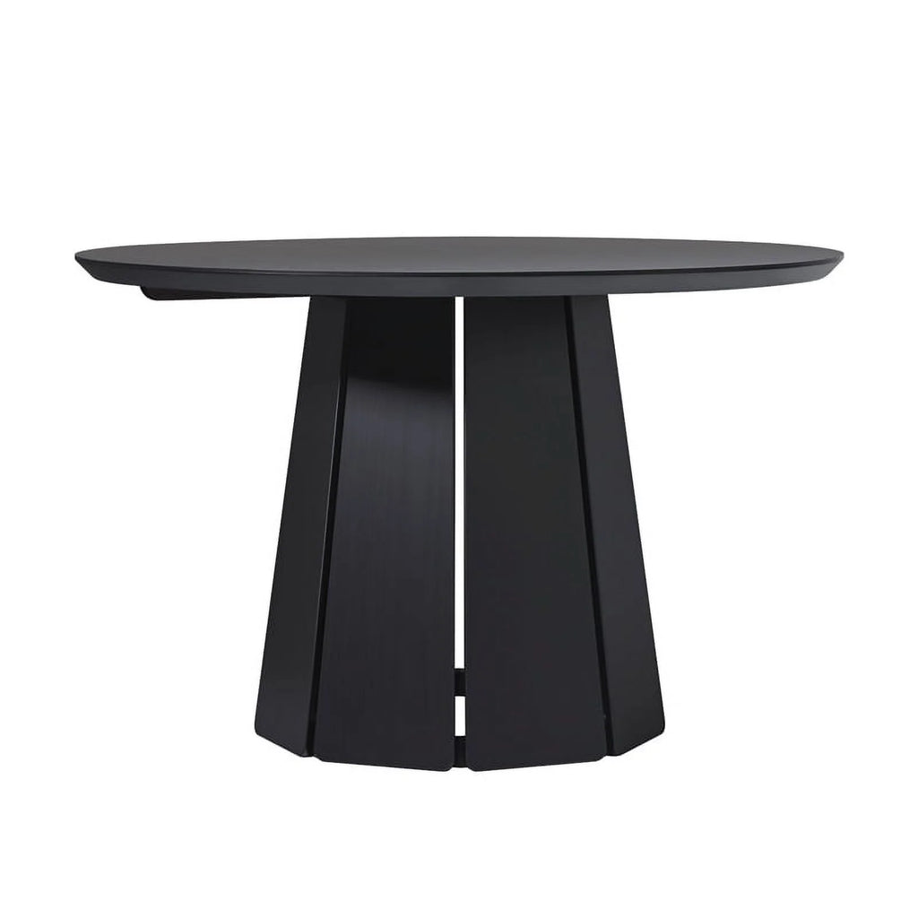 Black Round Pedestal Dining Table T71139