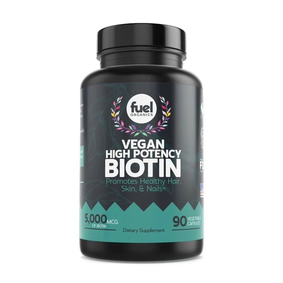 Biotin 5000mcg Supplement 90 Capsules Q762