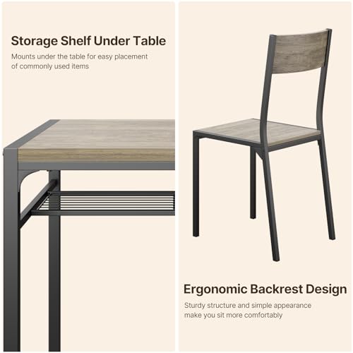 Kitchen Table and 2 Chairs with Bench Z80668