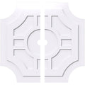 38 inchod x 3 inchid x 12 1/2 inchc x 1 inchp PVC Contemporary Ceiling Medallion J593895