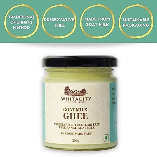 Goat Milk Ghee 200 Gram Glass Jar Y689