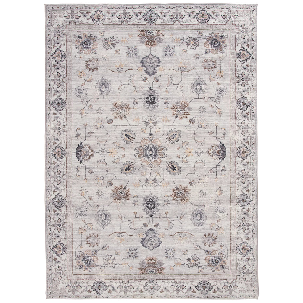 Ivory Faux Fur Indoor Area Rug 8'x10' O56626