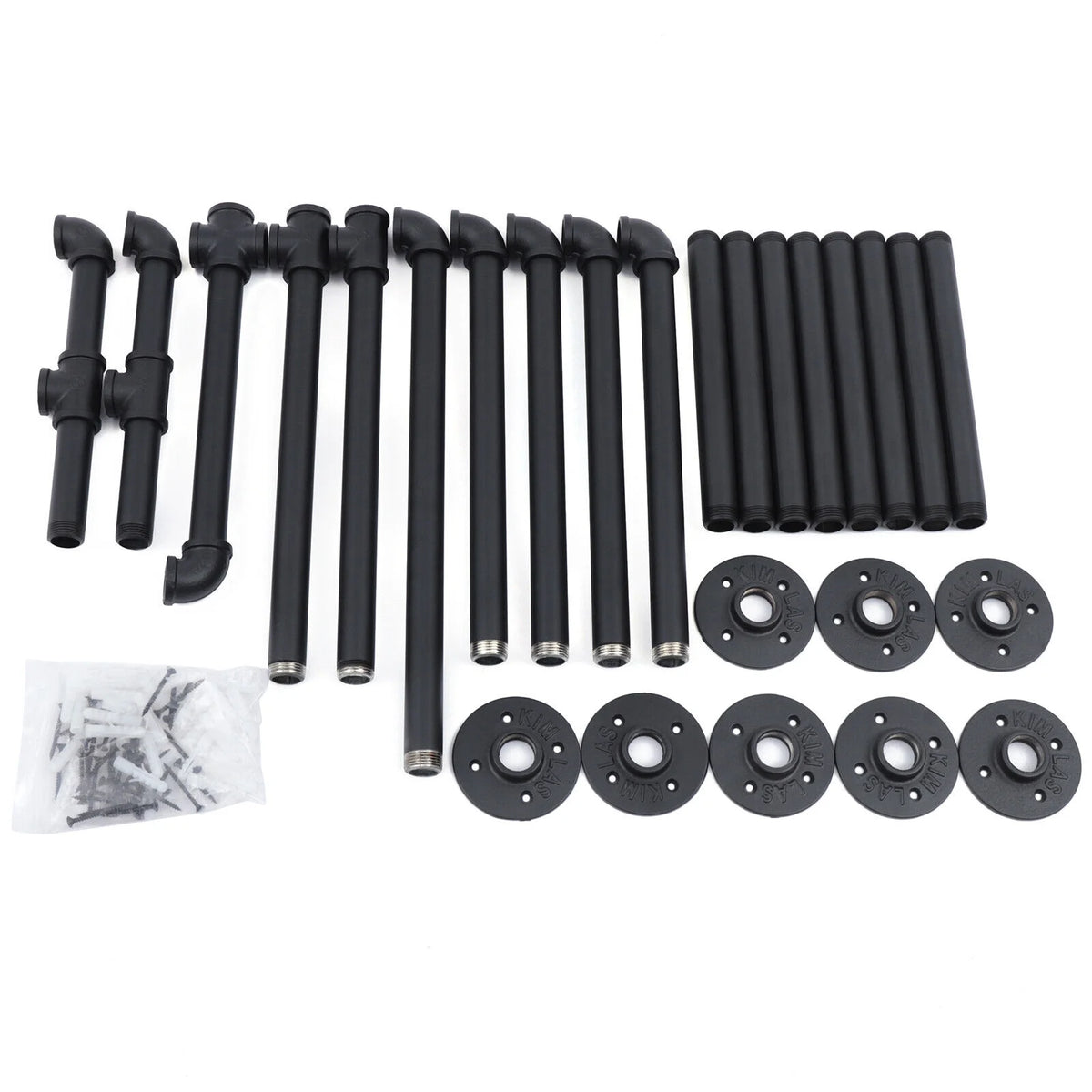 Black Wall Mounted Clothes Rack J820