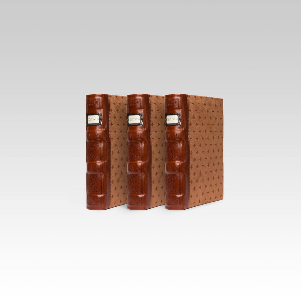 Cognac 3-Pack CD/DVD Storage Binder P209