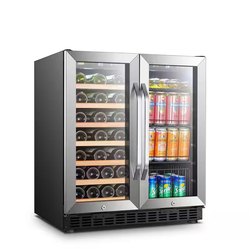 30 in. Dual Zone Beverage and Wine Cooler U700