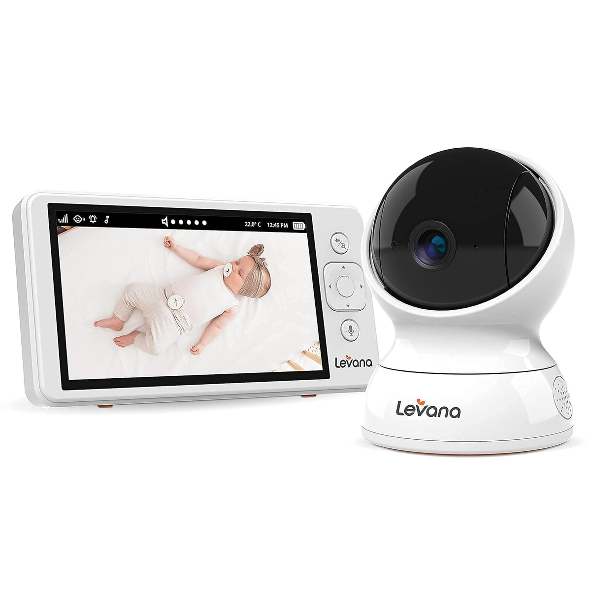 Video Baby Monitor with 5" Display and 720p HD Video A62965