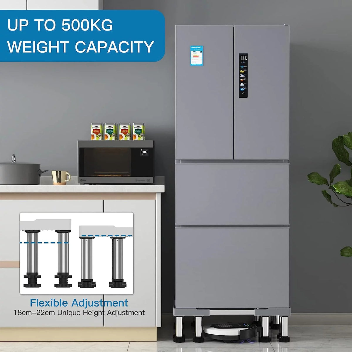 Adjustable Heavy Duty Fridge Stand K258