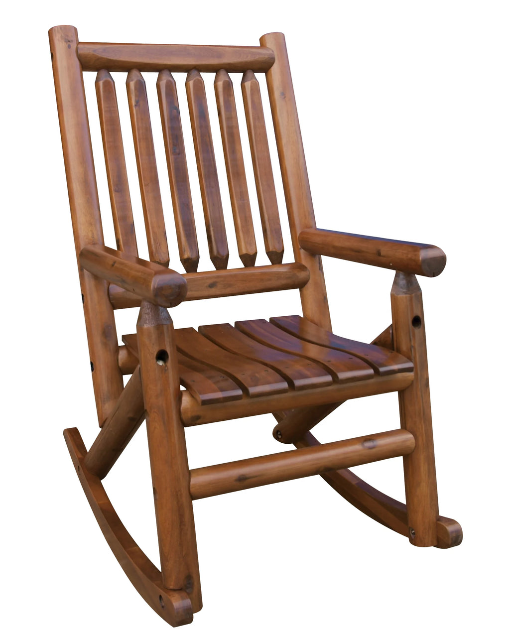 Brown Wood Outdoor Rocker B8550