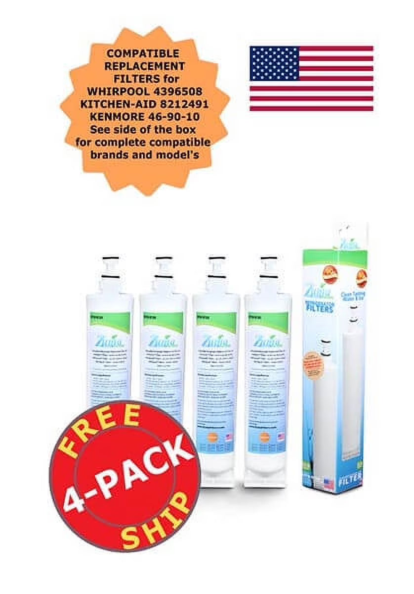 Refrigerator Water Filter, 4 Pack J1190