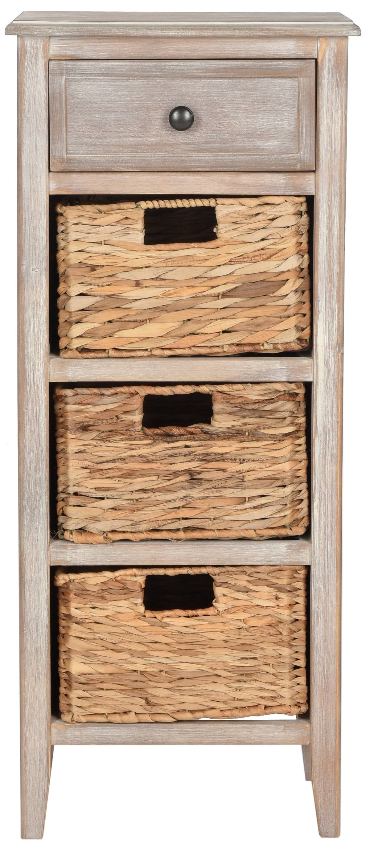 White Drawer Side Table H2954