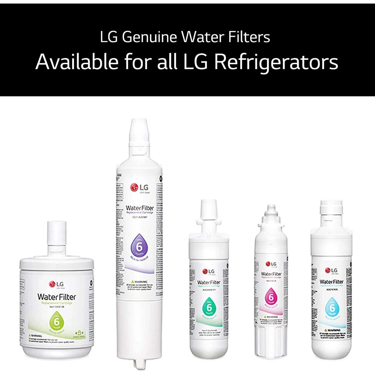 3 Pack Refrigerator Water Filter Replacement Y727595