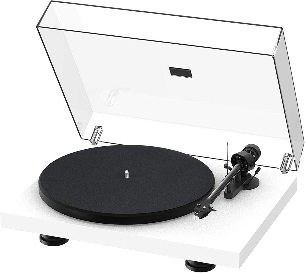 Satin Steel Blue Turntable with Carbon Fiber Tonearm X27616