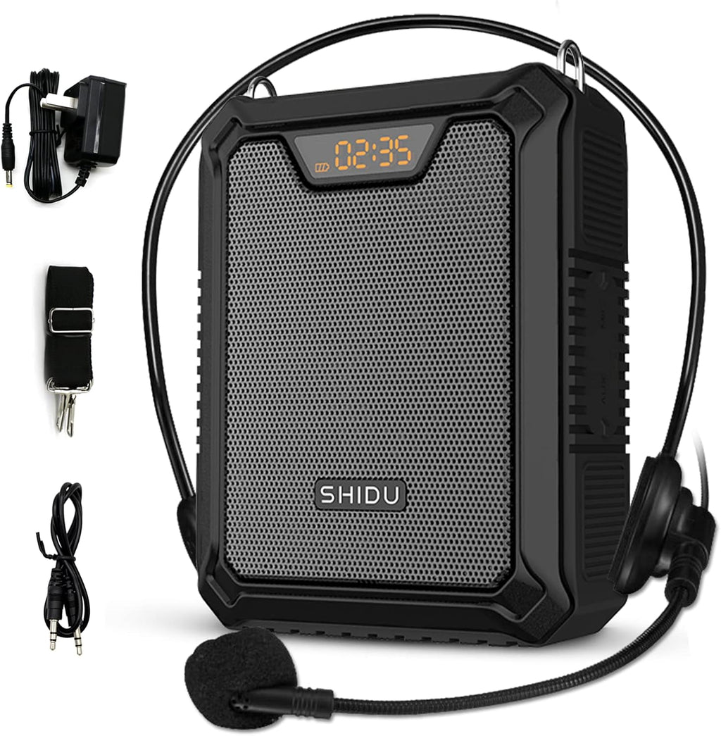 Waterproof 25W Voice Amplifier Speaker with Mic Headset, Rechargeable, Green, Pack of 2 Q5641