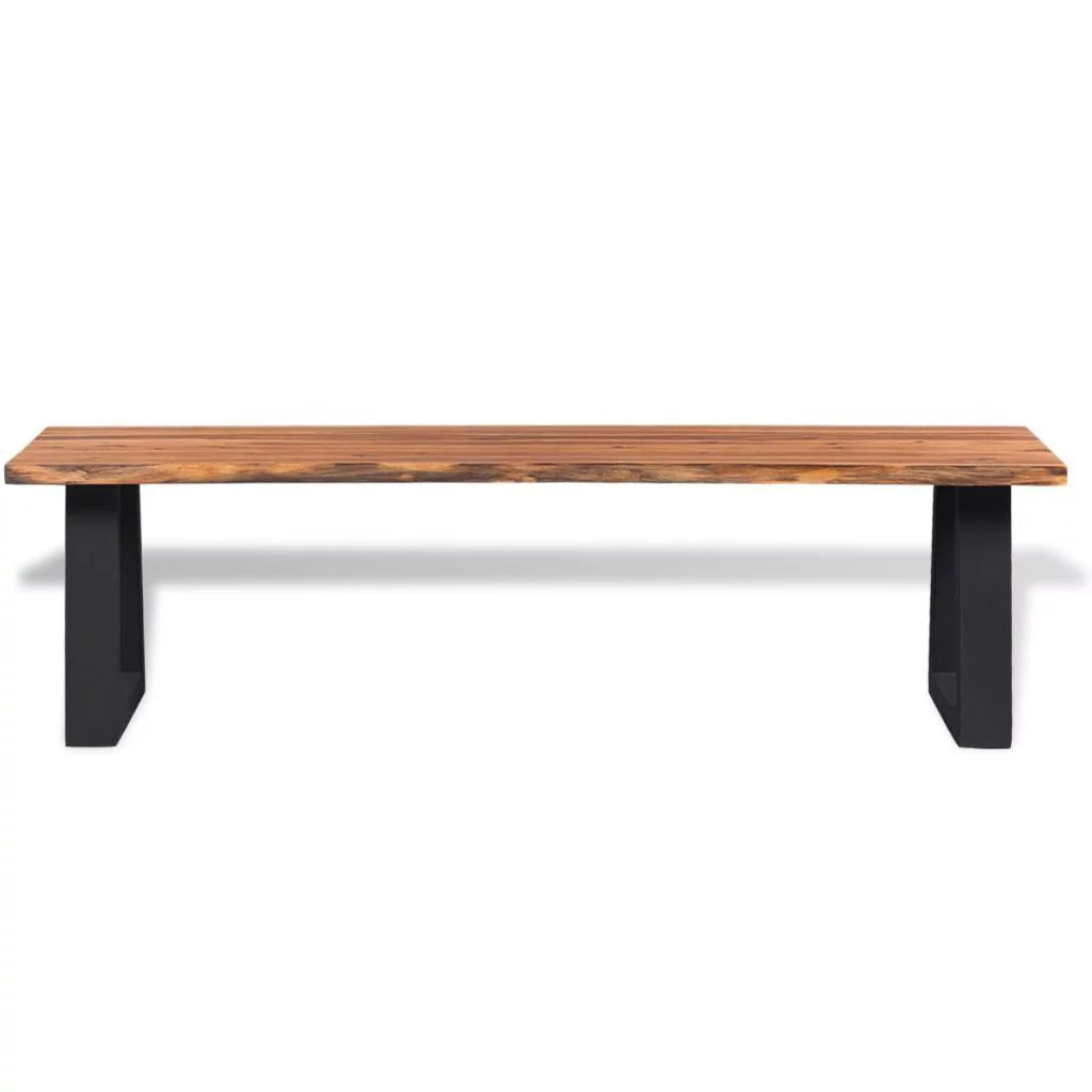 Solid Acacia Wood Bench C9631