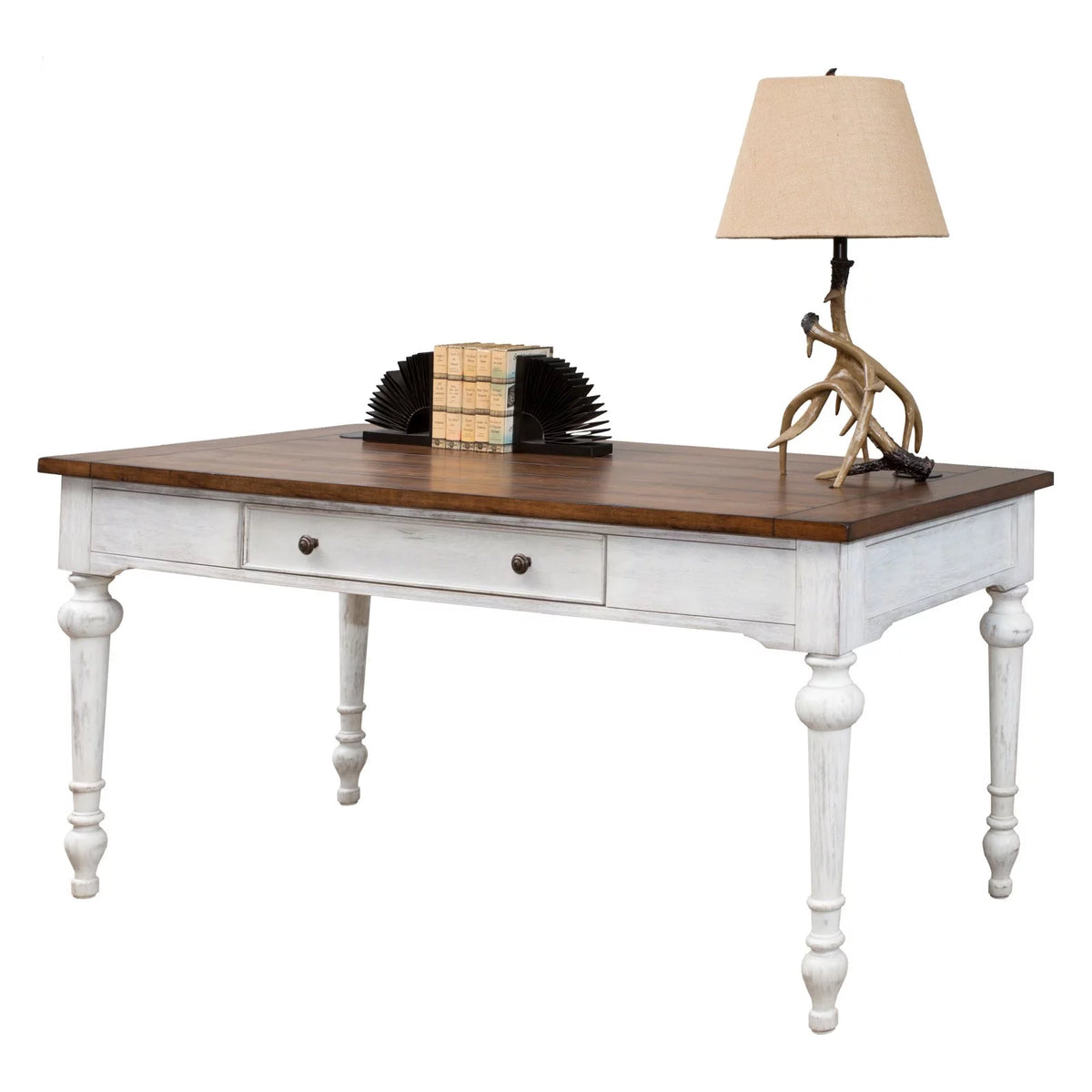Rustic Wood Writing Table Desk S347535